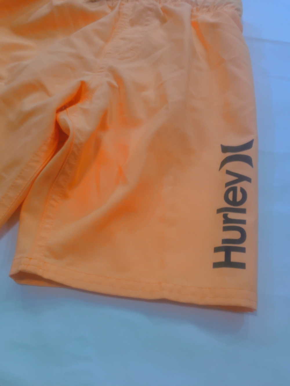 Hurley Orange Swim Trunks with Side Logo